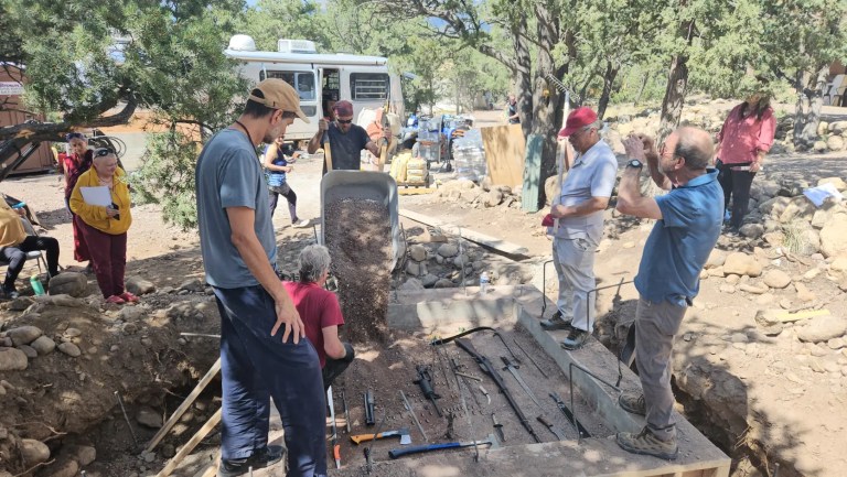 The pacification of violence, warfare, aggression, and harmful forces in the Stupa construction