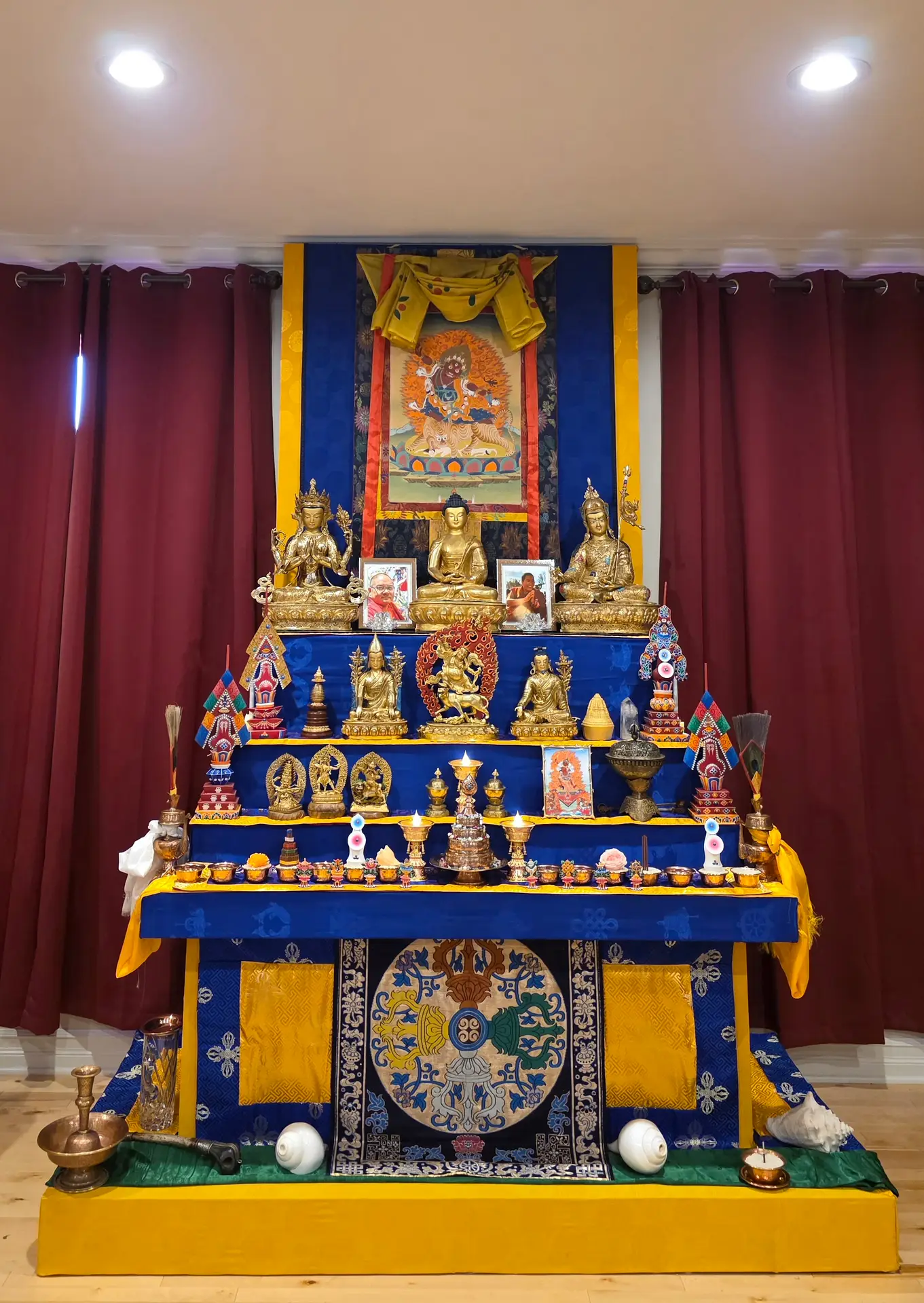 Newly constructed Shrine at White Jewel Mountain in Crestone, CO