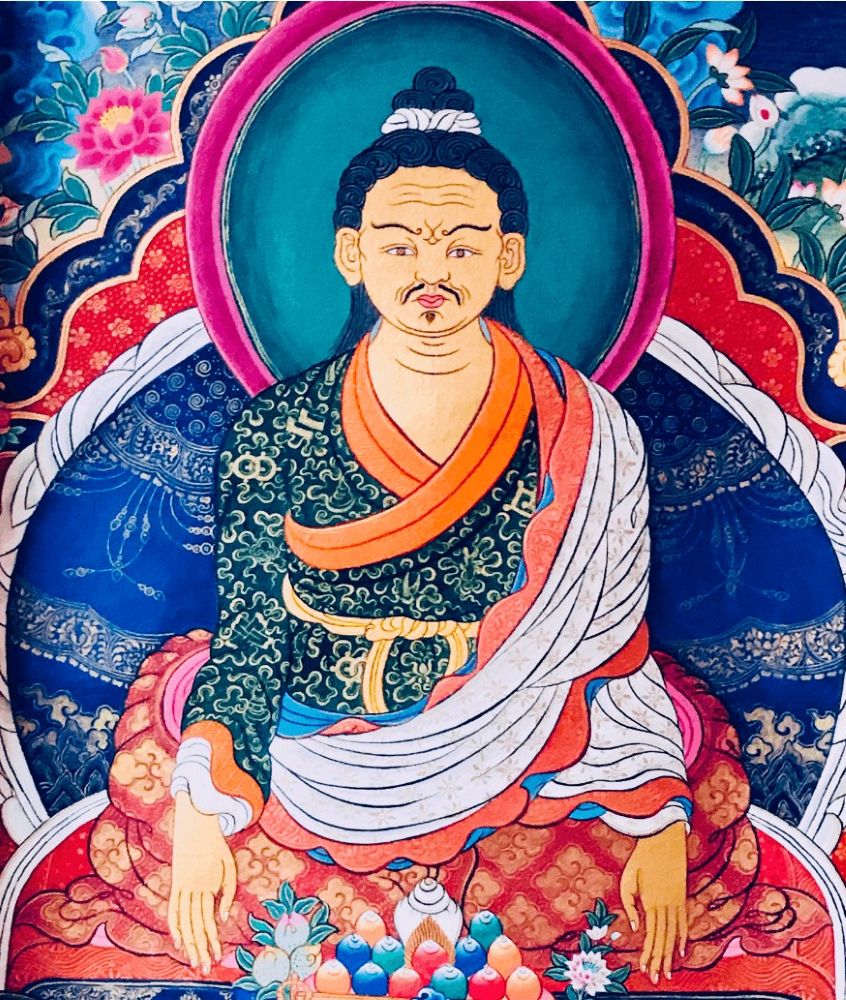 Beautiful illustration of Orgyen Khakhyab Lingpa