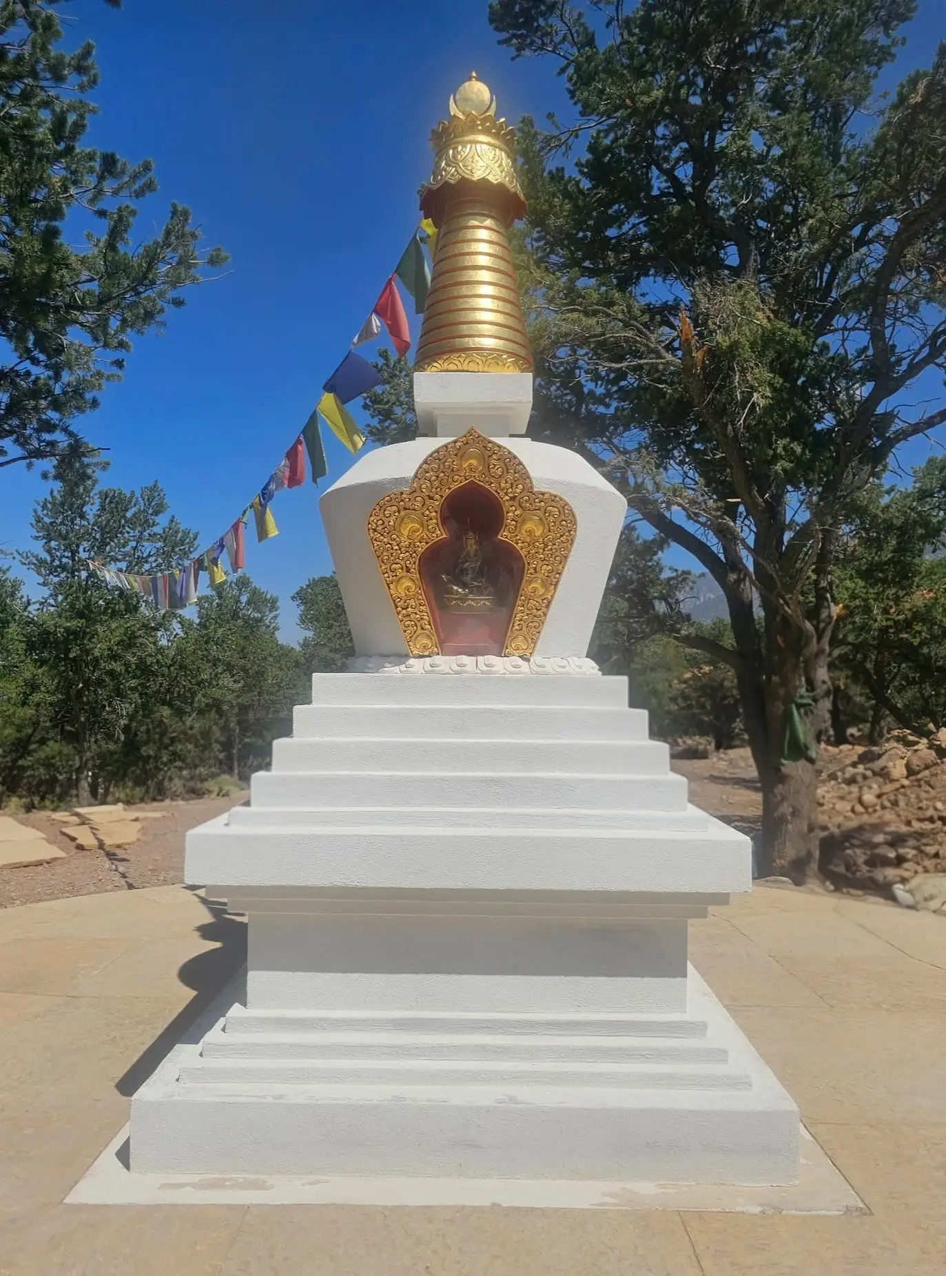 Constructed Stupa in Crestone, CO