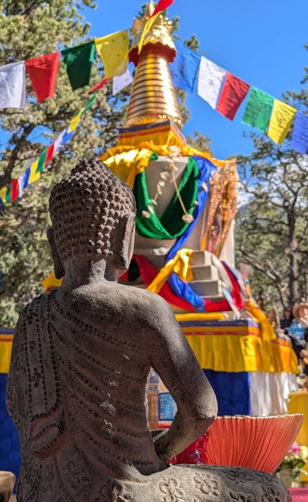 Stupa construction complete