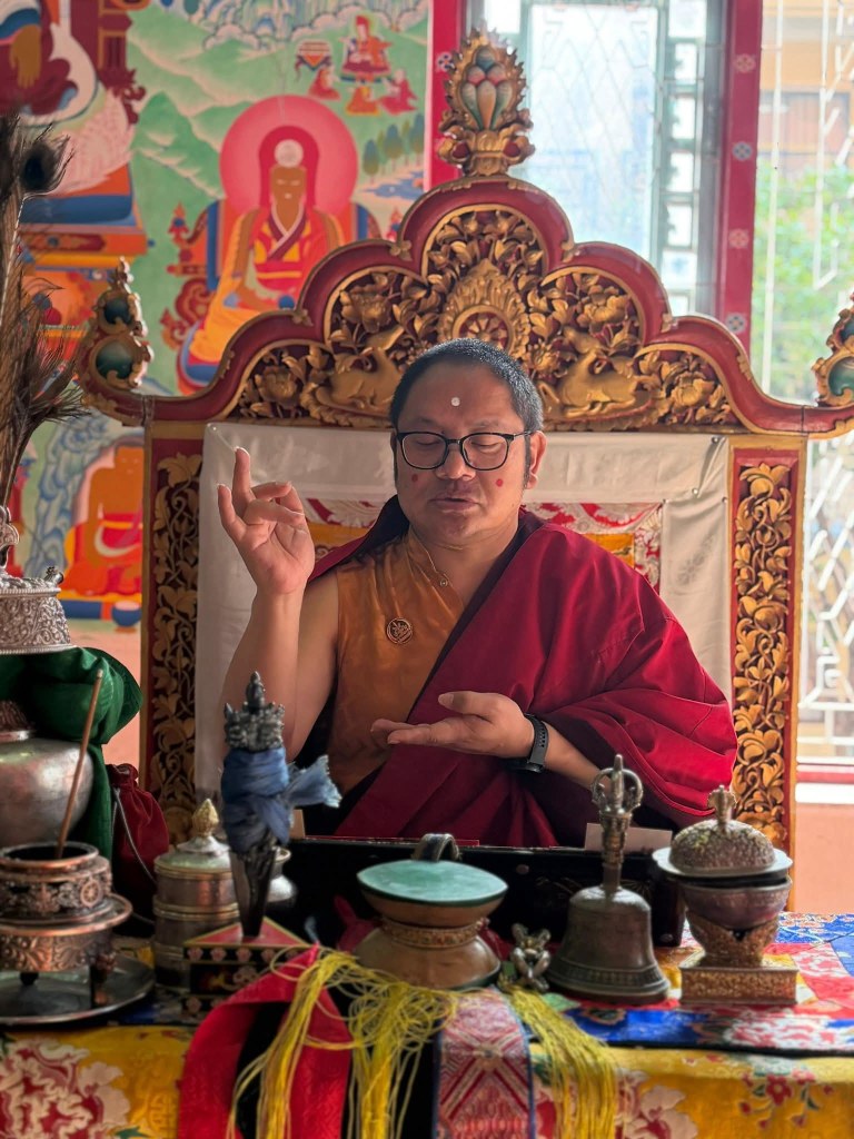 Adzom Gyalse Rinpoche at Shechen Monastery